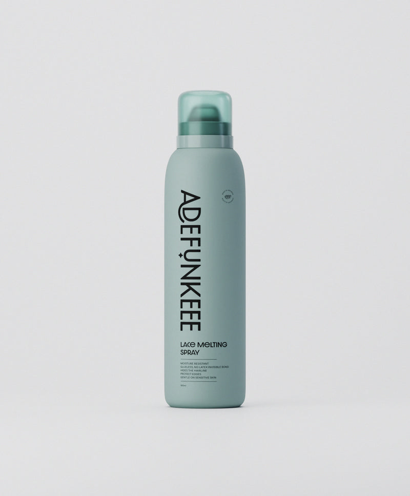 Lace Melting Spray in a sage green can