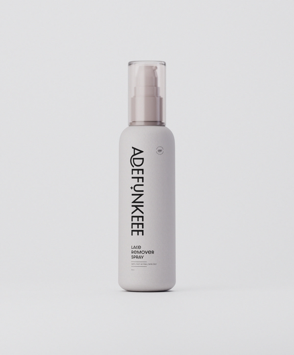 Lace Removal Spray pump bottle