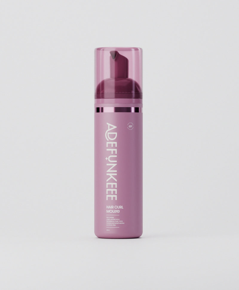 Hair Curl Mousse pump bottle